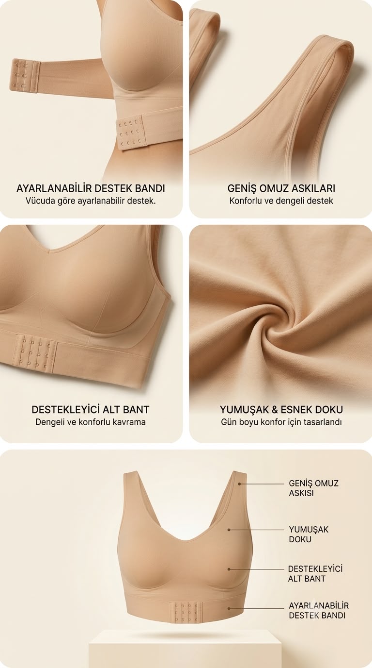 Colina™ PostureFit Dik Duruş Korse Sütyeni